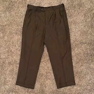 Croft & Barrow Men's Dark Brown Dress Pants